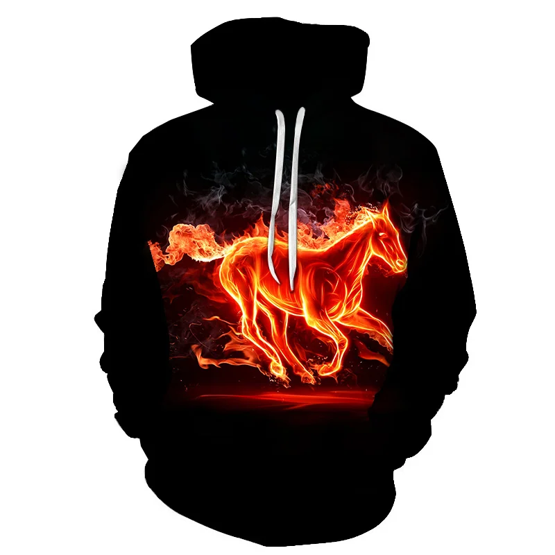 Мужская толстовка с капюшоном и 3D-принтом Осень-зима 2021 | одежда