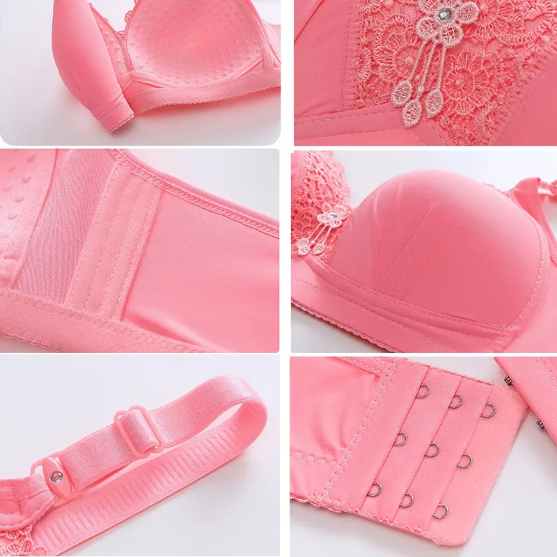 

New Cotton Bra Woman Comfort No Steel Ring Lingerie Thin Push Up Beautiful Sexy Bralette Seamless Breathable Underwear