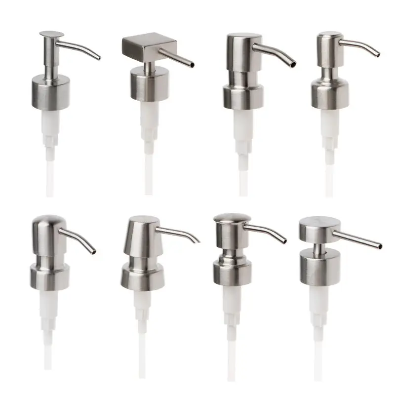 

Stainless Steel Liquid Soap Dispenser Nozzle 12 OZ Hand Lotion Pump Fitting