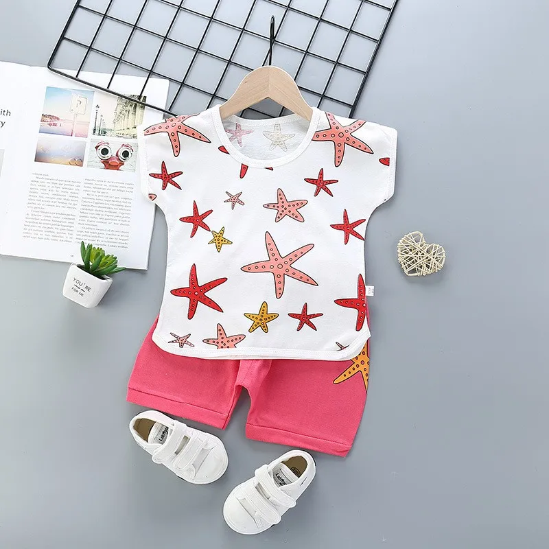 Комплект одежды для малышей 0-4 лет летняя одежда маленьких мальчиков детская