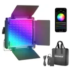 Светодиодный светильник Neewer 660 RGB с управлением через приложение, светодиод 660 SMD s CRI953200K-5600Kяркость 0-100%0-360 регулируемые цвета9