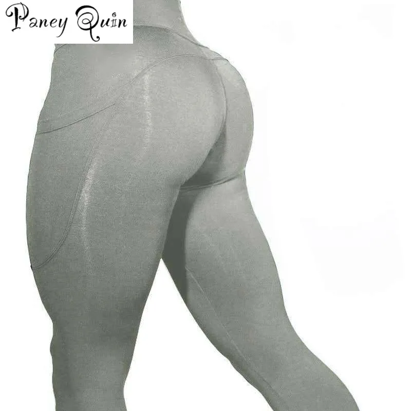 High Waist Leggings for fitness Side pocket Sport Leggings good Elastic Gym Workout Tights S-XL Running Training pants WOMEN