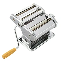 convenient stainless steel noodle machine 2 in 1 cutter mechanical noodle maker for homemade pasta macaroni dumpling wrappers