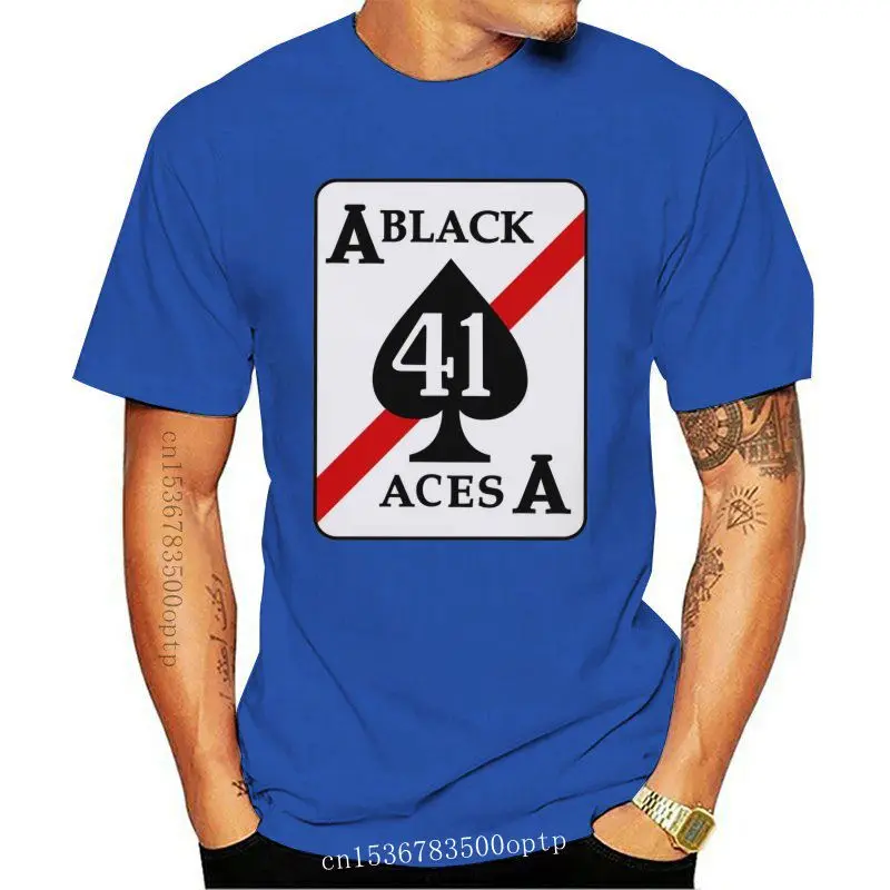 

Дизайн 2021, горячая Распродажа, 100% хлопок, модная черная Мужская одежда Vfa 41 Aces, Темная футболка, футболка
