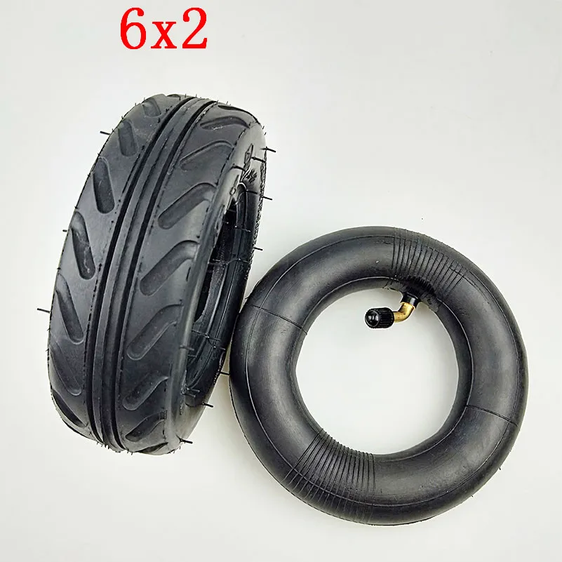 inner tube and outer Размер 6X2 Tireand набор внутренних трубок 6 дюймов подходит для электрического скутера, стула колеса грузовика F0 пневматическая колесная тележка, воздушный колесный велосипед - Цвет: inner tube and outer