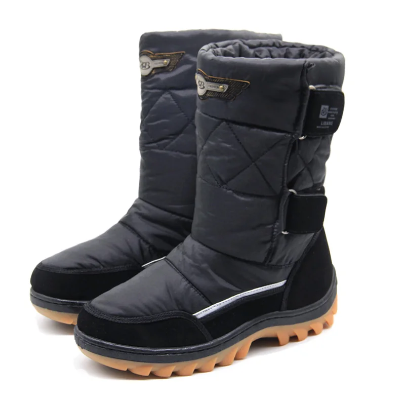 

Men Winter Shoes Warm Winter Shoes for Men Nylon Winter Boots Men with Fur Warm Snow Boots Men's Casual Shoes Men Combat Boots