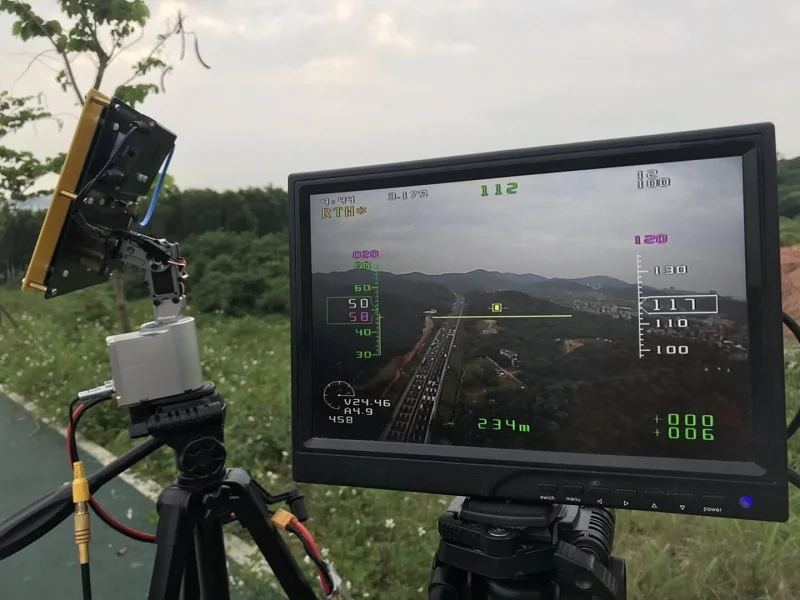 MyFlyDream мини арбалет автоматический антенный трекер MFD AAT трекинг Gimbal для дальнего радиуса действия Fix-модель крыла самолета