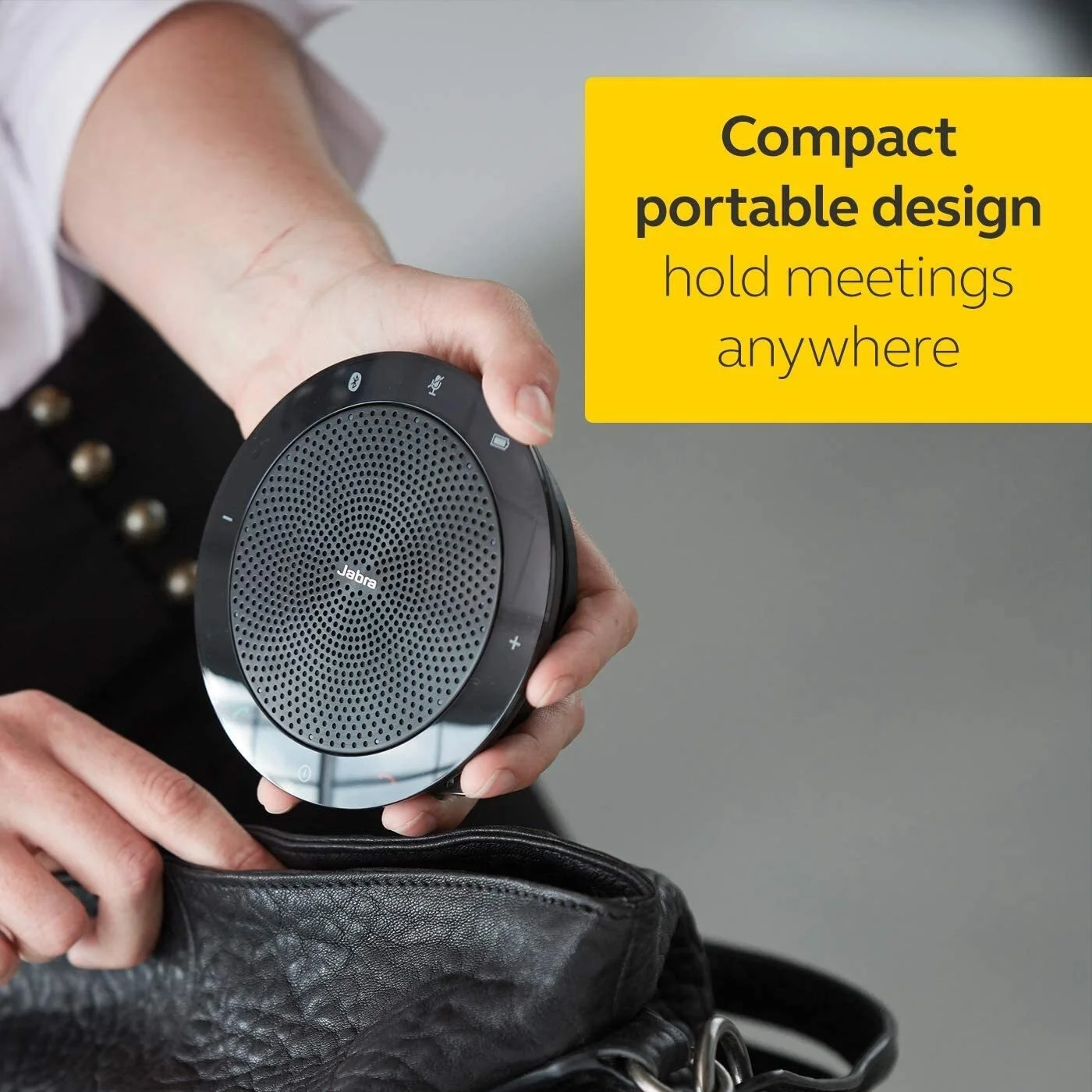 Портативный телефонный динамик Jabra Speak 410 с USB и Bluetooth для подключения к ноутбукам
