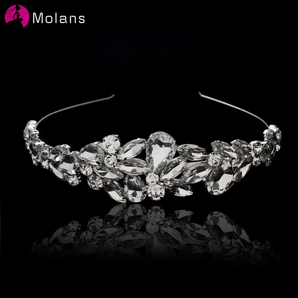 Для женщин для невесты великолепные стразы повязка на голову корона модные