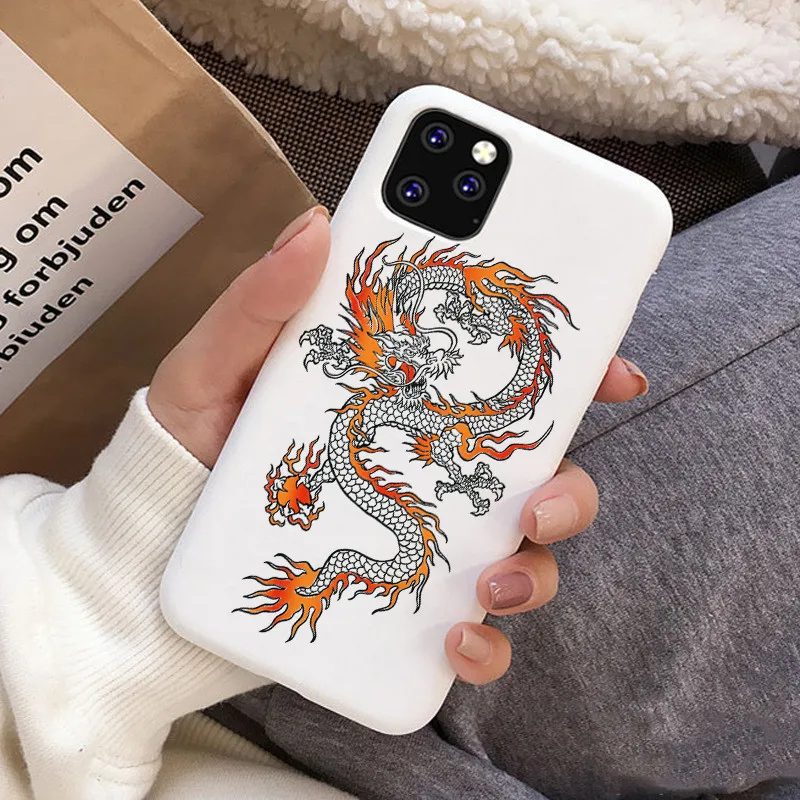

Soft TPU Case For Xiaomi Mi Redmi Note 9 10 9S 9A 10T 9T 8T 8 7A 7 Pro Lite A1 A2 6X 5X F1 Poco X3 NFC Case Cute Dragon Fundas