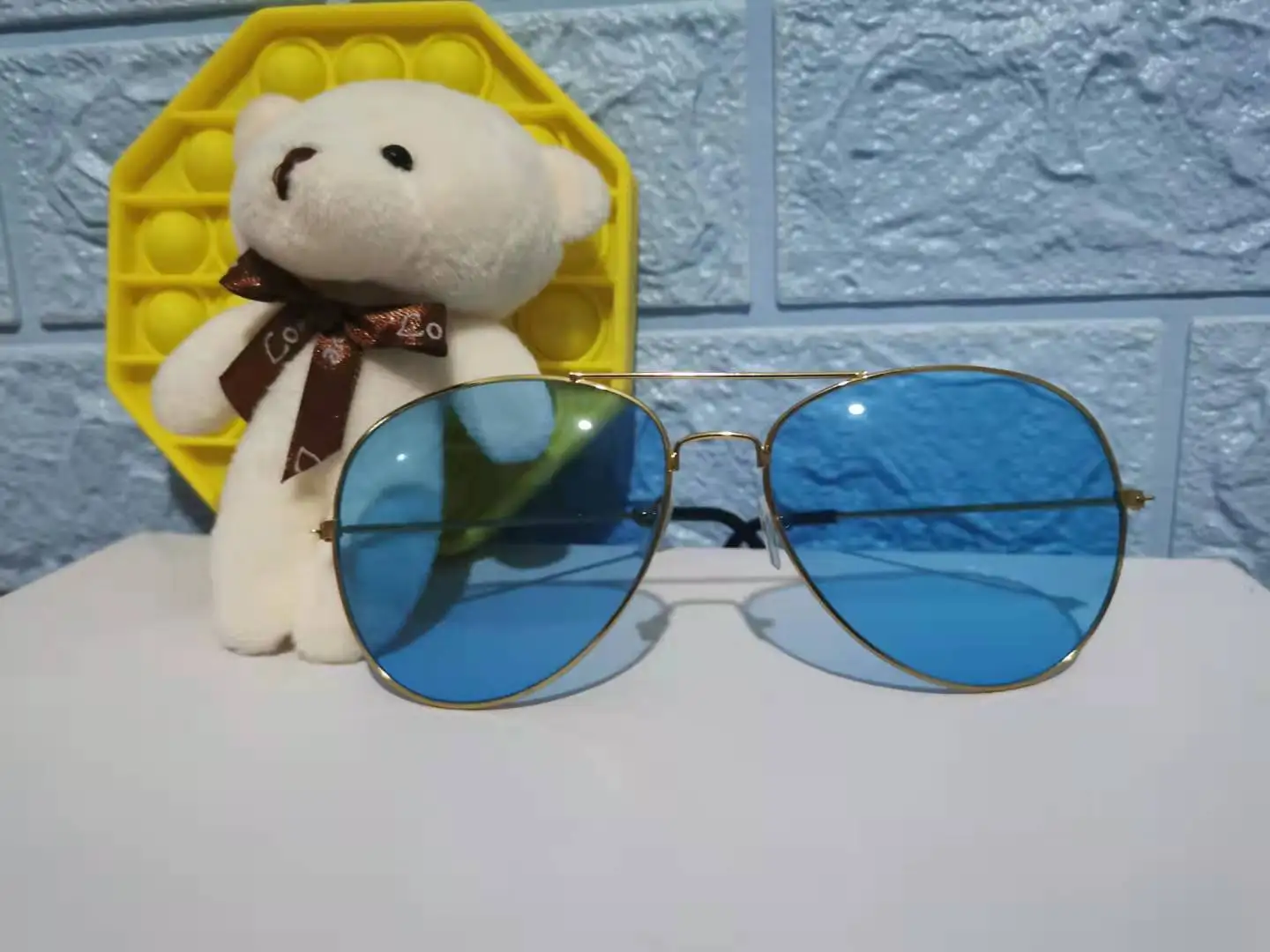 Классические Модные металлические солнцезащитные очки для мужчин и женщин