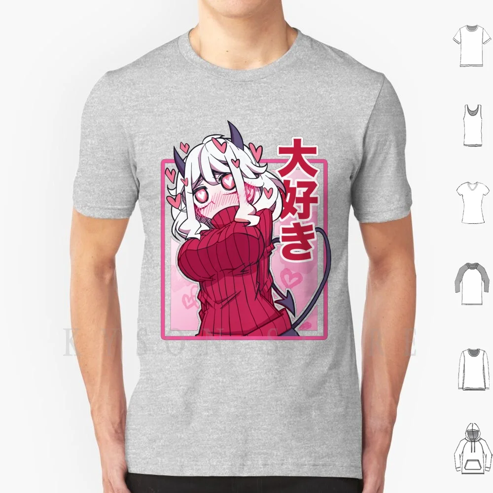 

Helltaker Love Succubus T Shirt Cotton Men Diy Print Helltaker Modeus Underworld Hell Demongirl Demon Girls Lust Sin