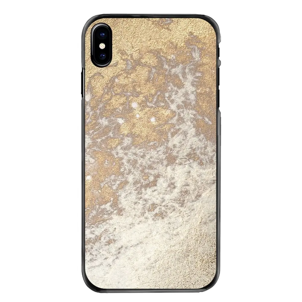 Розовое золото блеск современный мрамор полосы мобильный телефон чехол для Iphone 4