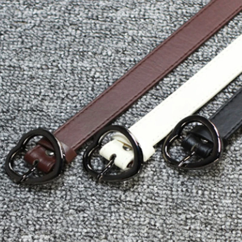 Модный кожаный ремень для женщин с металлической пряжкой в виде сердца корсет