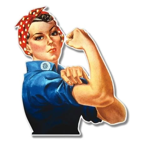 Виниловая наклейка для Rosie the Riveter-шлем для автомобильного телефона-Выберите размер