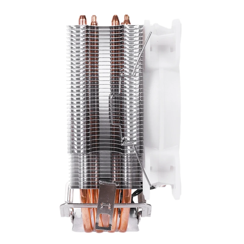 Вентилятор для процессора SNOWMAN цветной светодиодный кулер ЦП 4 тепловые трубки с