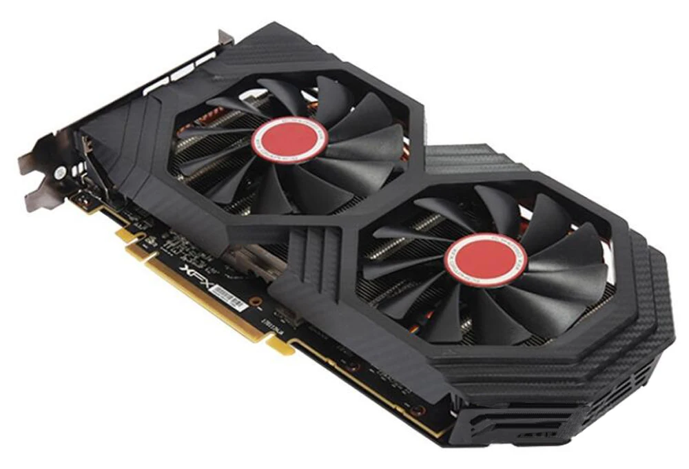Видеокарты XFX RX580 2304SPs 8 ГБ GDDR5 256bit PCI-E 3,0 HDMI DisplayPort DVI-D настольные игровые графические карты
