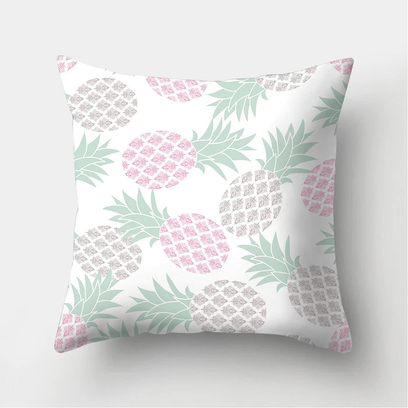 

Geometric Pineapple Flamingo Sofa Decorative Cushion Cover Pillowcase Polyester 45*45 Throw Pillow Home Decor Pillowcover 40943