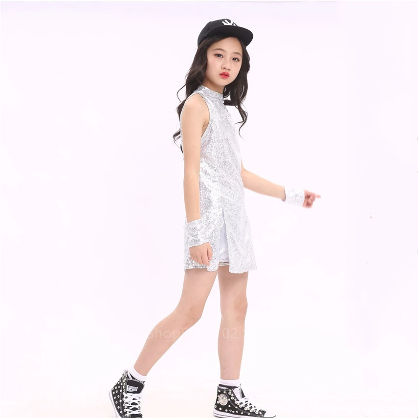 Детская школьная форма для девочек костюм группы поддержки выступлений платье