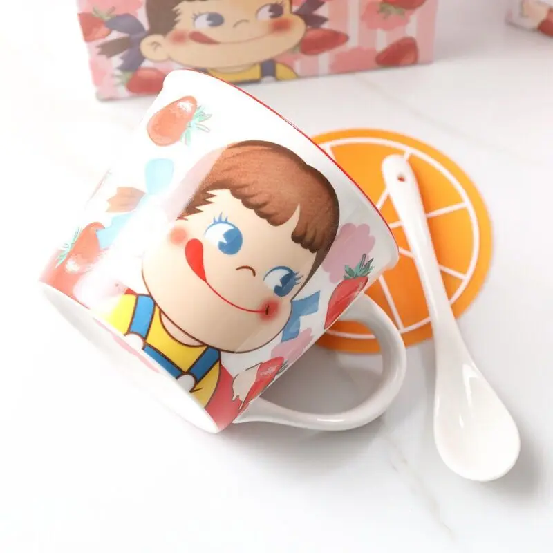 Креативная мультяшная керамическая кофейная кружка домашняя чашка для завтрака