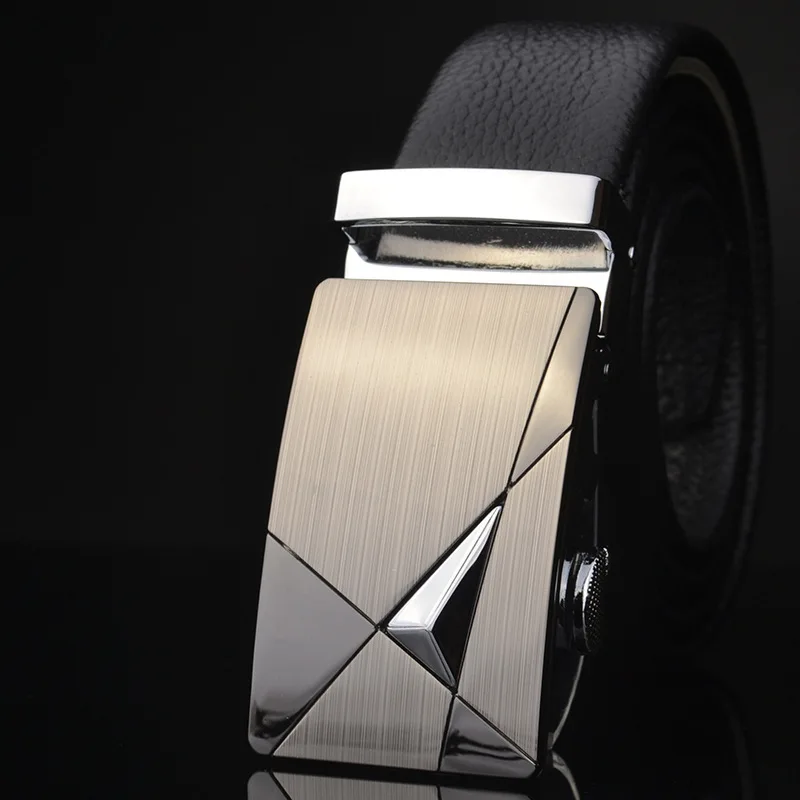 Новые модные дизайнерские ремни для мужчин раздвижная Пряжка храповик мужской