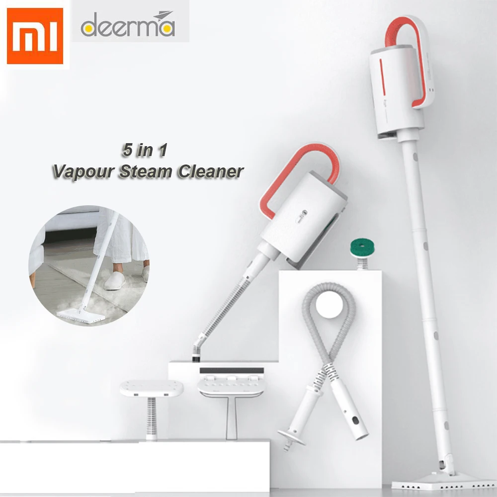 Xiaomi Deerma DEM ZQ600 пылесос многофункциональный паровой 5 насадок удаление формы от Youpin