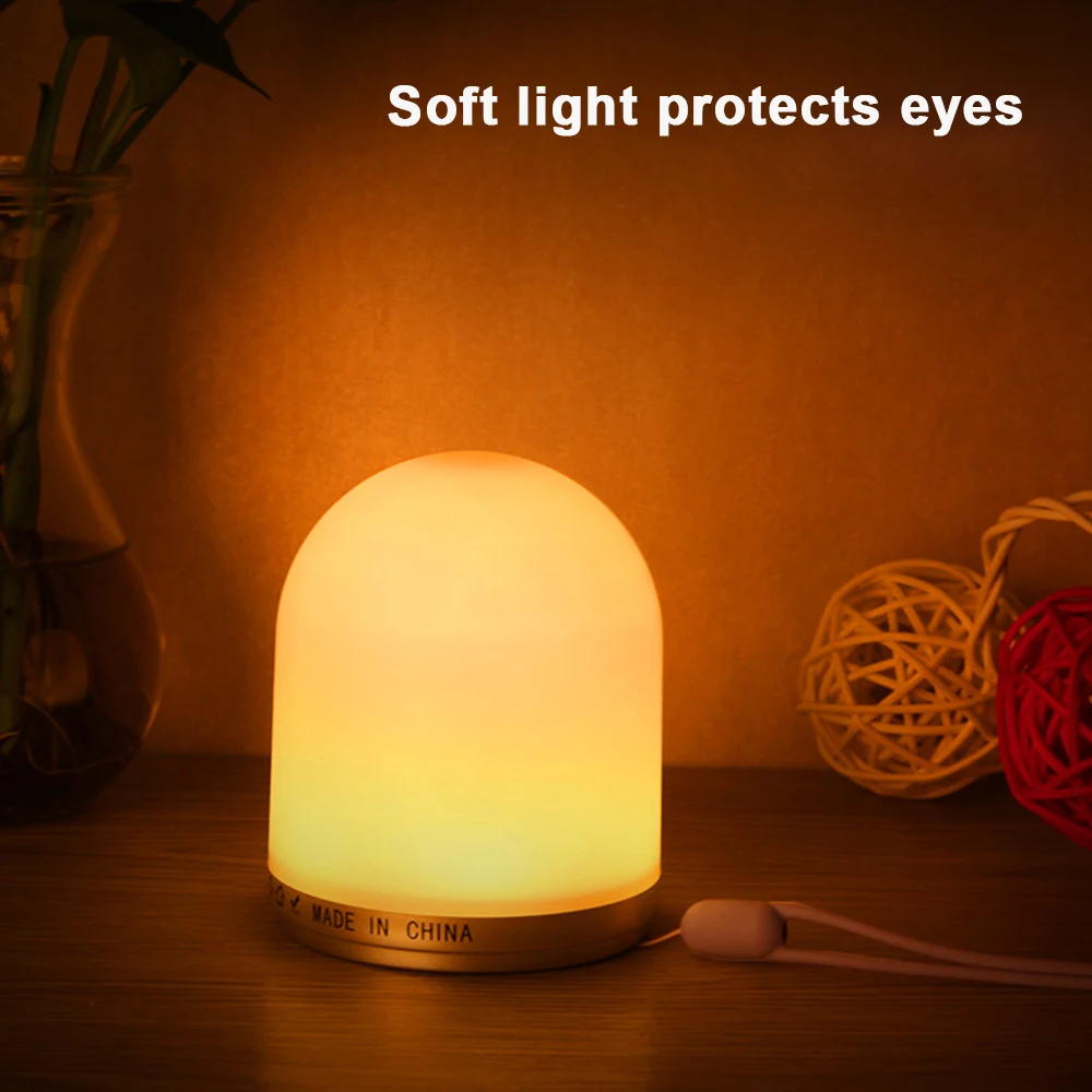 RGB цветной маленький Ночной светильник меняющий цвет ночная лампа с