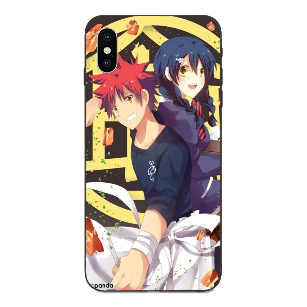 Для Apple iPhone 4 4S 5 5S SE 6 6S 7 8 Plus X XS Max XR Прекрасный чехол для телефона Cool Anime Shokugeki No Soma |