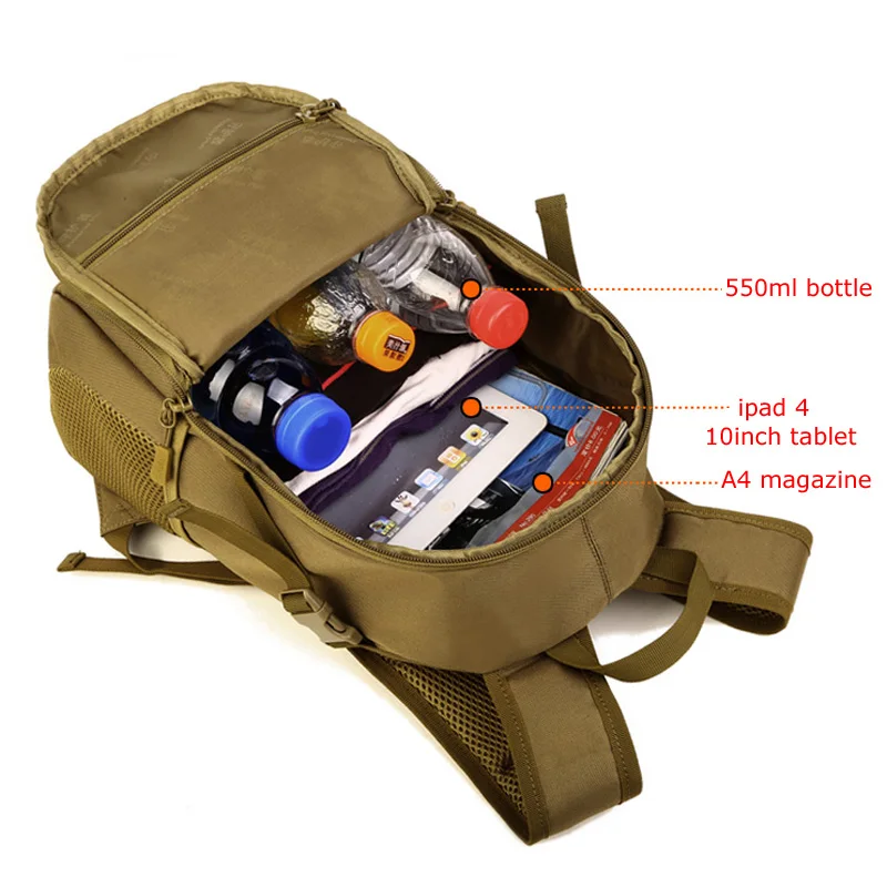 Тактический Рюкзак MOLLE 12 л Детский водонепроницаемый маленький рюкзак школьные