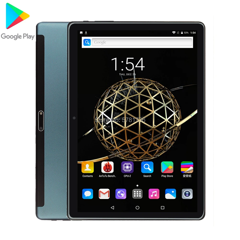 Планшет с 10 дюймовым дисплеем восьмиядерным процессором ОЗУ 6 ГБ ПЗУ 64 Android 5 0|Планшеты| |