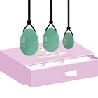 Тренажер Кегеля из натурального авантюрина, яиц Йони для женщин, нефритовый массажер, подтяжка вагинальных мышц, Кристальный массаж шариков