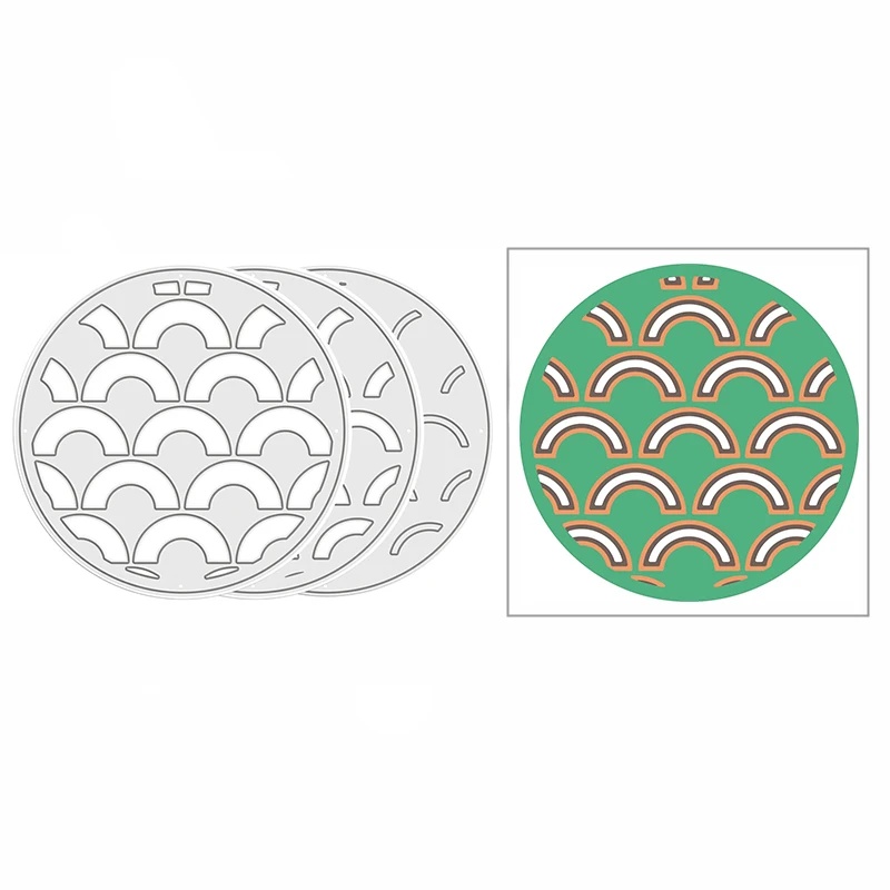 Новинка многослойная форма для поделок сделай сам с волнами металлические пресс