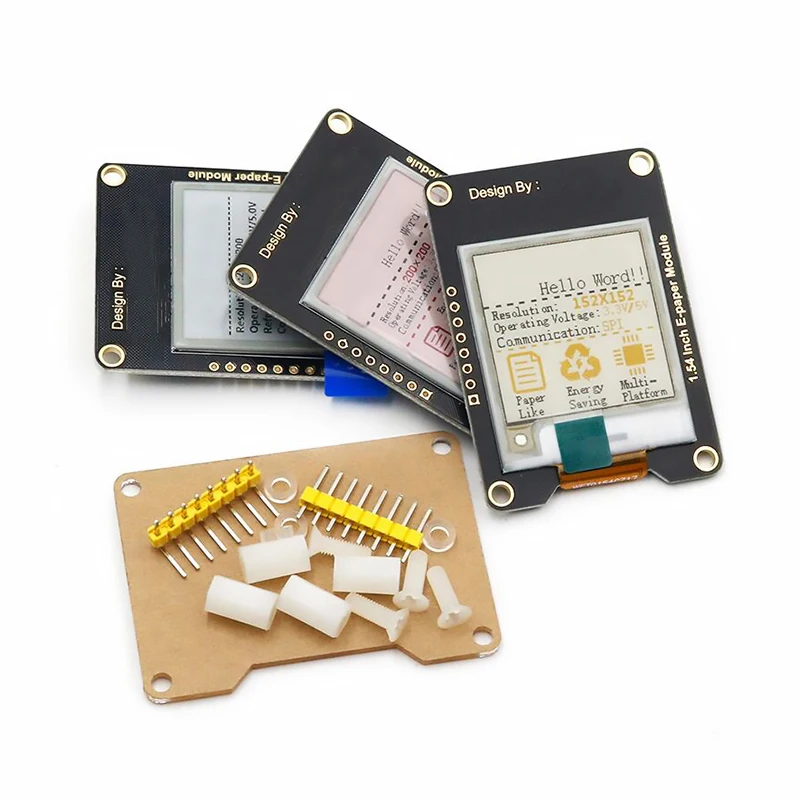 Модуль электронной бумаги 1 54 дюйма E-Ink экран дисплея EInk SPI поддержка глобальной