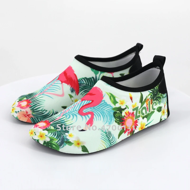 Летняя Пляжная детская обувь с фламинго для плавания рыбалки дайвинга мальчиков