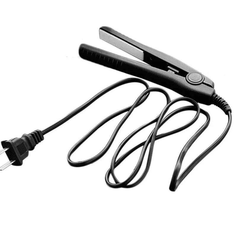 Мини выпрямитель для волос керамический гофрированный утюжок выпрямления