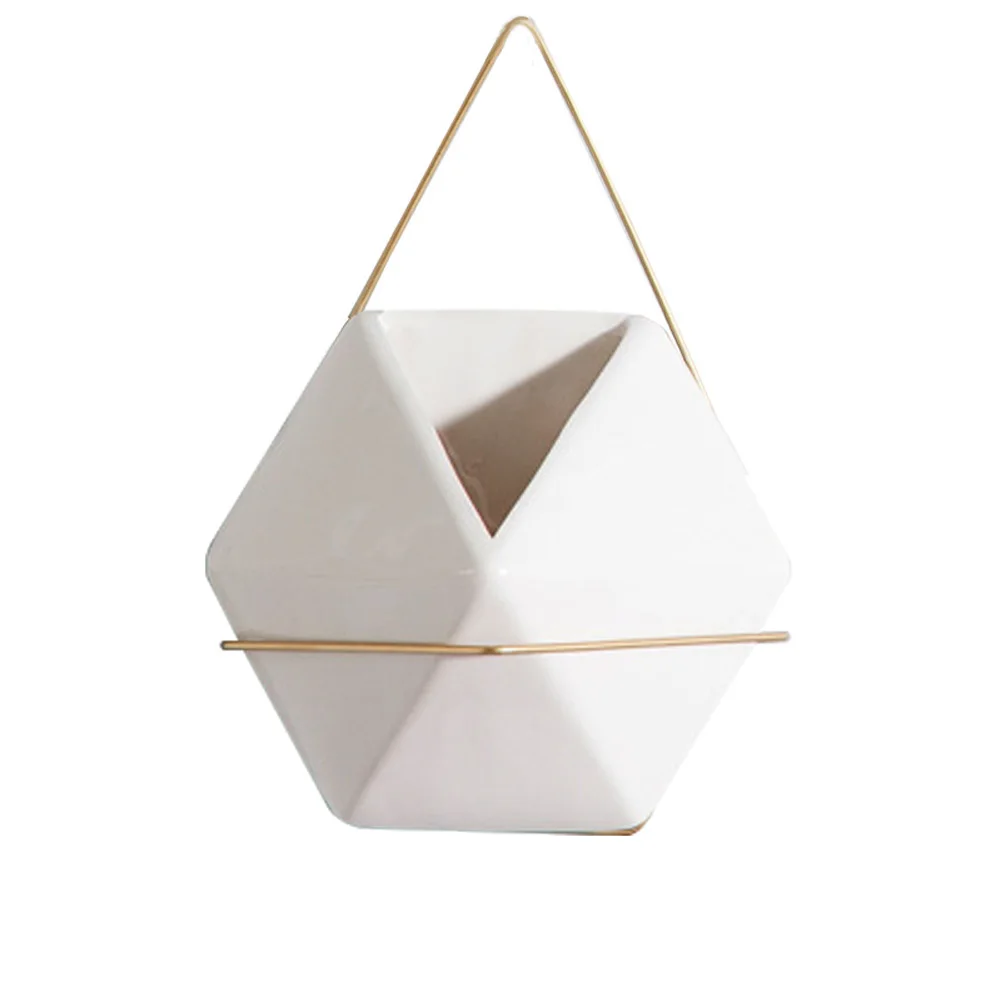 Украшение для дома на стену балкон подставка цветов цветочный горшок зеленая