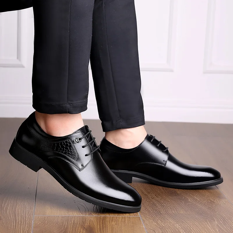 

WOTTE Shoes for Men Loafers Slip on Men Dress Shoes Casual Shoes Zapatos De Hombre De Vestir Formal Shoes Men Sapato Social