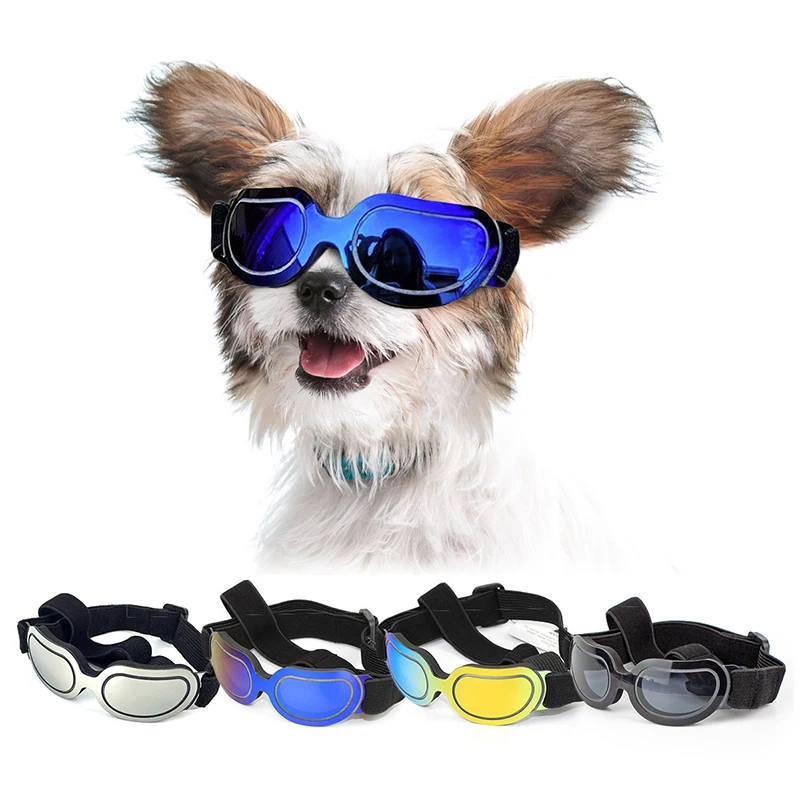 

Pet Safety Suit Motorcycle Dog Helmet With Sunglasses Cool Fashion Pet Dog Hat Helmet Plastic Pet Riding Cap