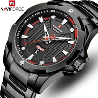 men watch naviforce top brand waterproof quartz wrist watches mens stainless steel sports male clock date relogio masculino