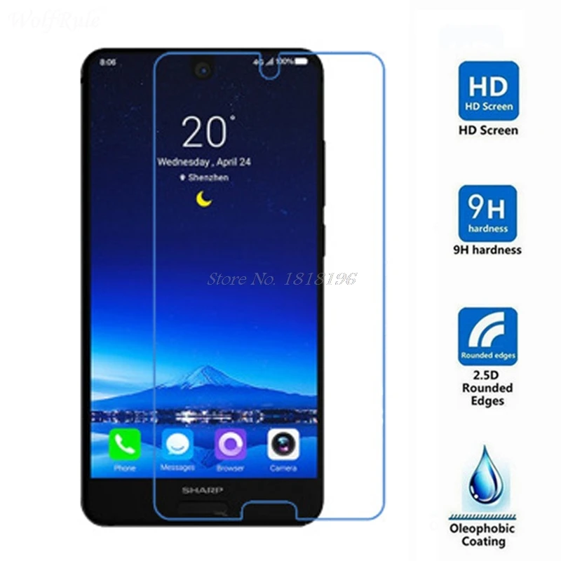 Закаленное стекло для Sharp Aquos S2 C10 защита экрана 9H 2.5D телефона Защитное защитное