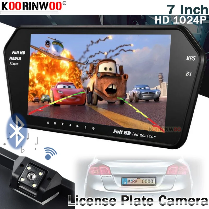 Автомобильный монитор Koorinwoo HD 1024P зеркальный экран для Sony CCD с автомобильной