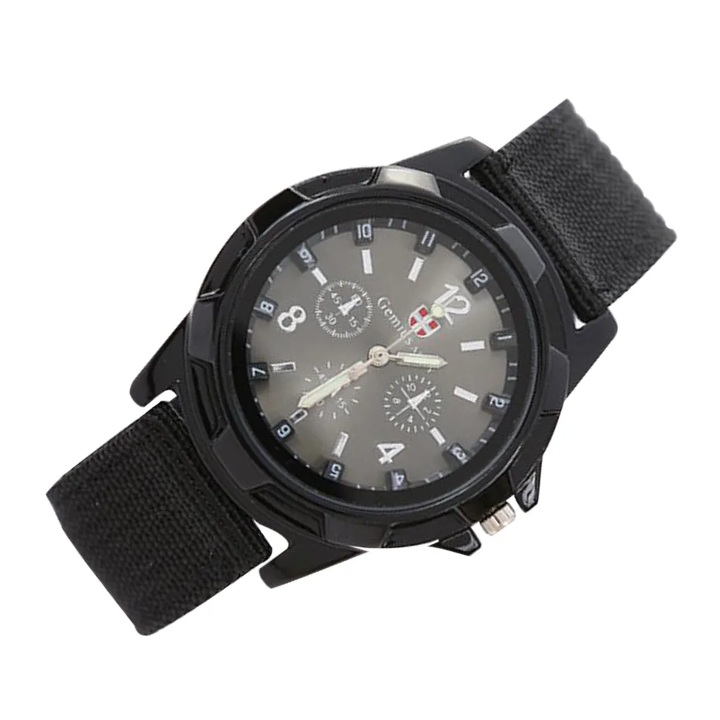 Quartz Watch Adjustable Nylon Band Watch High Quality Movement Men Sports Watch Casual Fashion Wristwatches