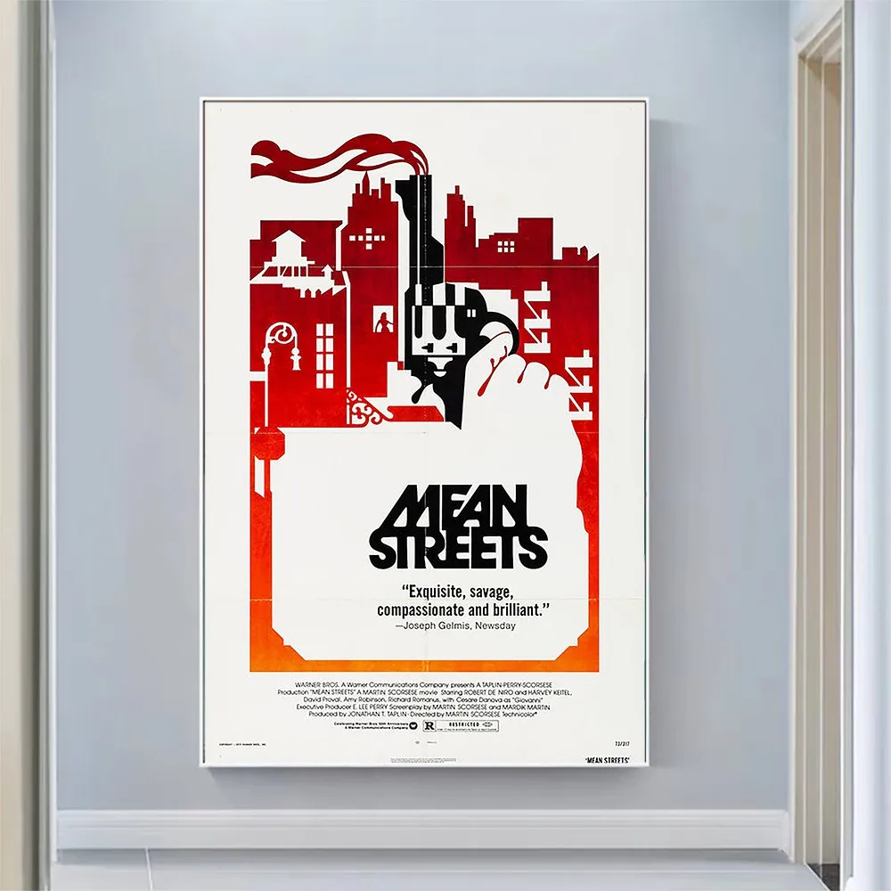 

CP1897 Mean Streets Classic Hot Movie Print Silk Fabric Poster Indoor Wall Art Decor Gift