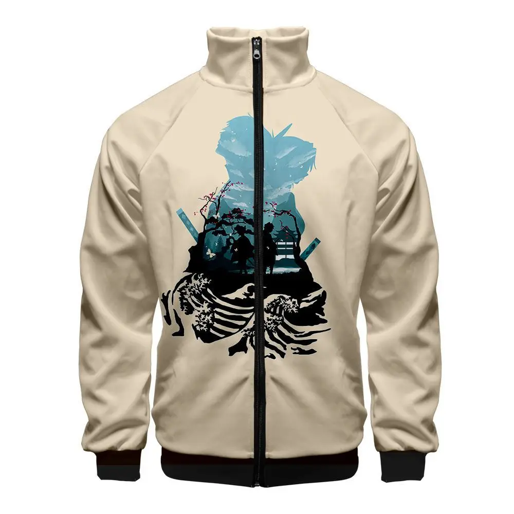 

New Arrival Demon Slayer 3D printed Stand Collar Zipper Jacket Men/Women Fashion Casual sweatshirt long sleeve Jackets Tops