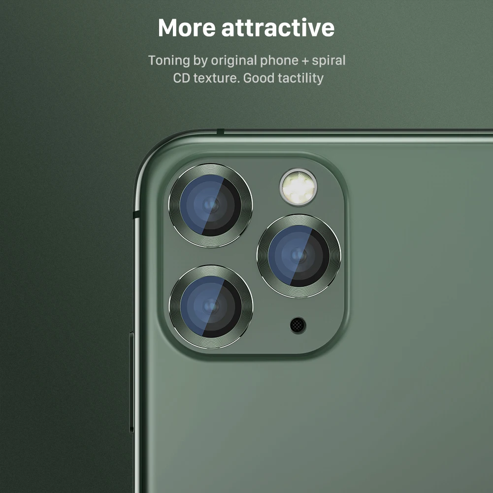 Для iphone 11 Pro Max Nillkin CLR пленка для камеры из закаленного стекла алюминиевая рамка ультра прозрачная пленка для объектива Защита для iphone 11 Pro