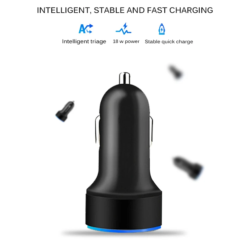 Onever USB Автомобильное зарядное устройство 5 В/3 1 а двойное умное быстрое адаптер