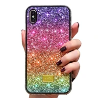 fashion glitter case for iphone xr xs max 11 12 pro luxury sequins diamond bling back cover for iphone 11 12 pro max girl case