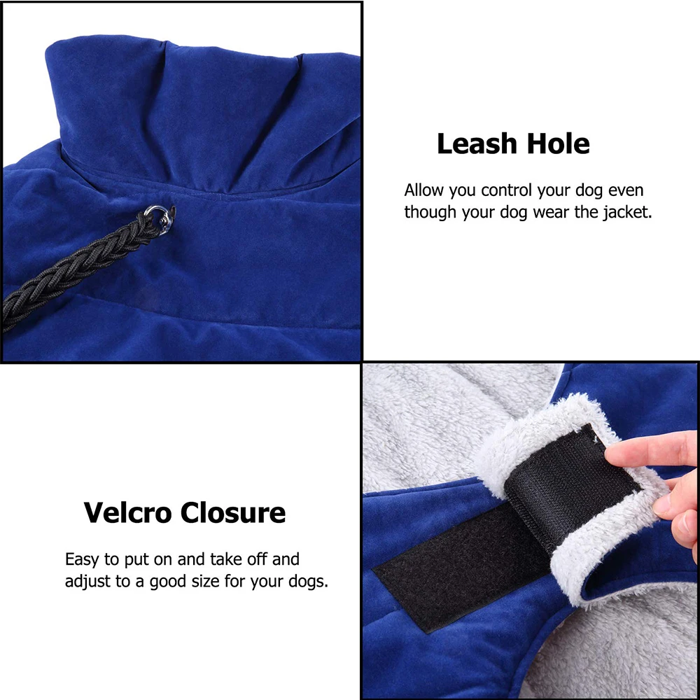 Двухстороннее зимнее пальто для собак теплый жилет домашних животных модная