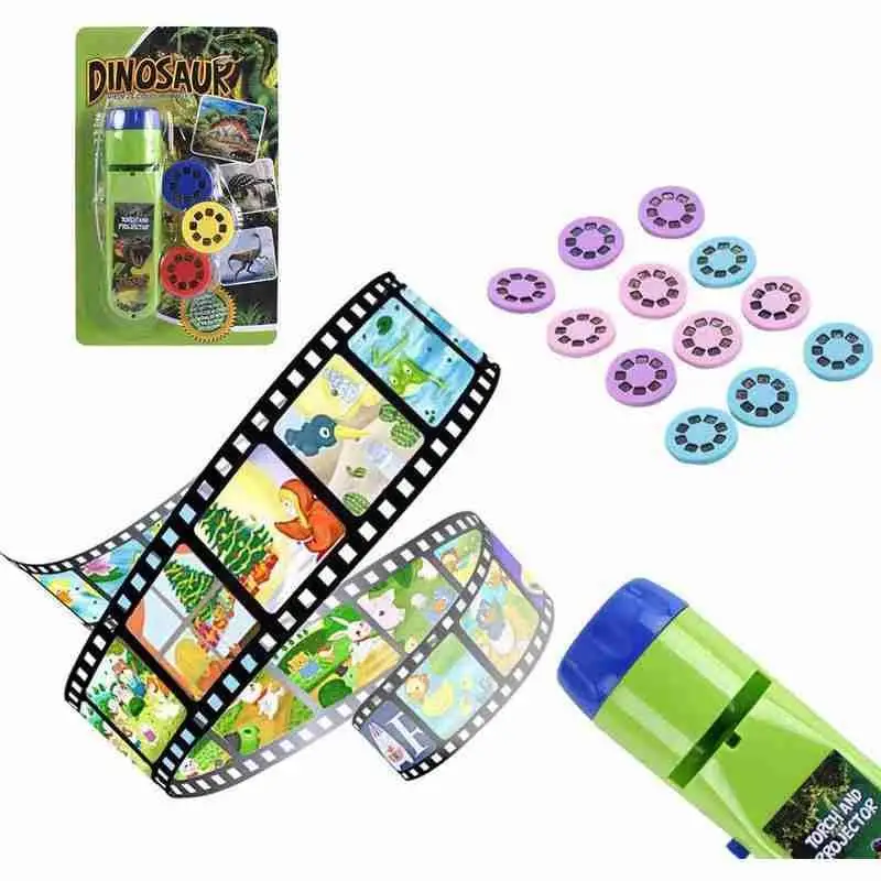 

Проектор для раннего обучения детей, проектор с фонариком, проектор для сна, Детская мини светящаяся история, Детская лампа Y7I9