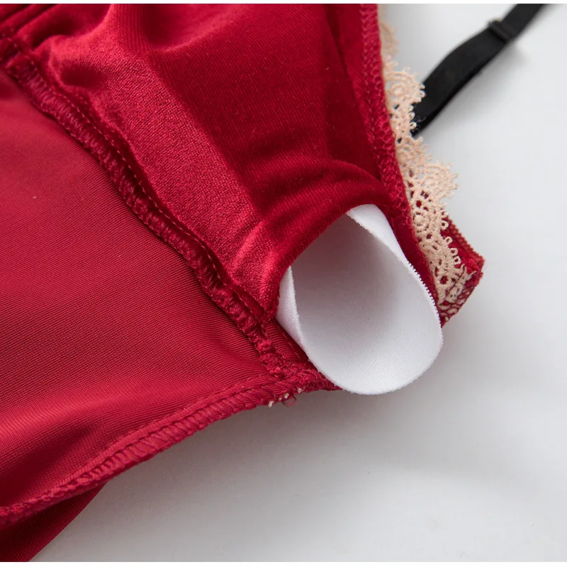 Jerrinut 3 шт. золото бархатные пижамы Одежда для сна Комплект Для женщин зима